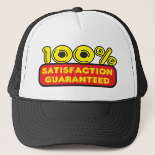 satisfaction guaranteed trucker hat