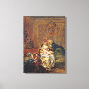 Satisfaction of Marriage or, The Happy Family Canvas Print
