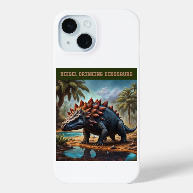 Satisfied Ankylosaurus Case-Mate iPhone Case (Back)