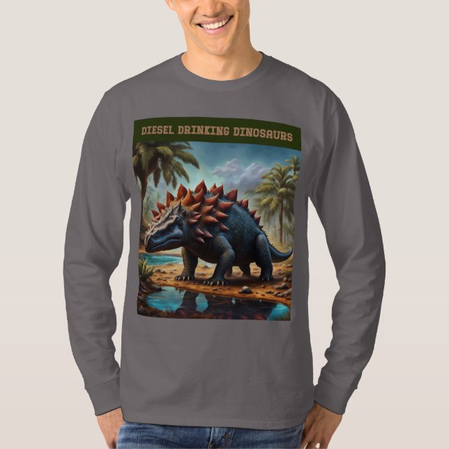 Satisfied Ankylosaurus T-Shirt (Front)