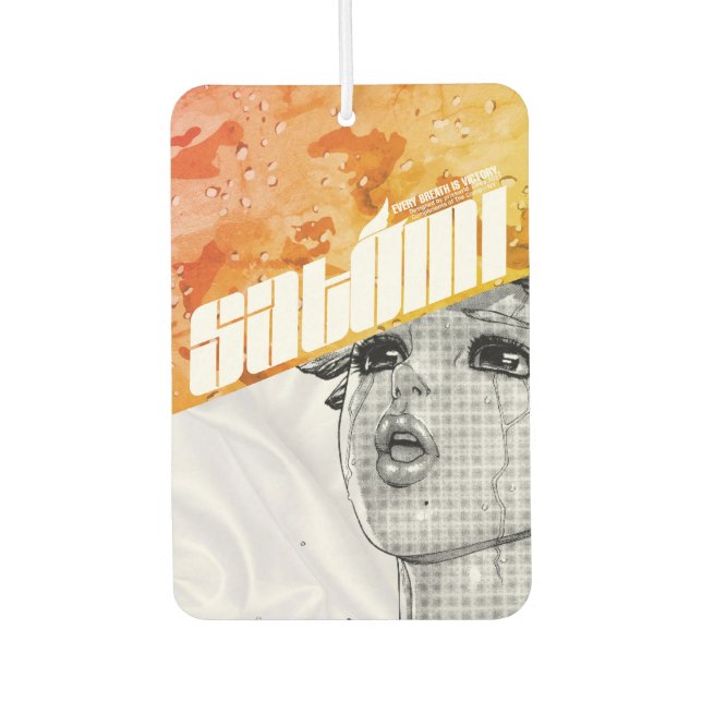 satomi motorsport "𝙬𝙚𝙚𝙥4𝙢𝙚 GOLD" Air Freshener (Front)