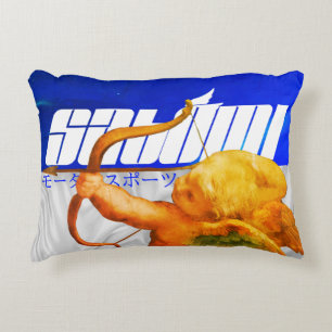 satomi motorsport accent pillow