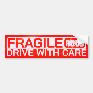 satomi motorsport Drive With Care Bumper Sticker