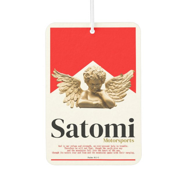 satomi motorsport F-46 Air Freshener (Front)