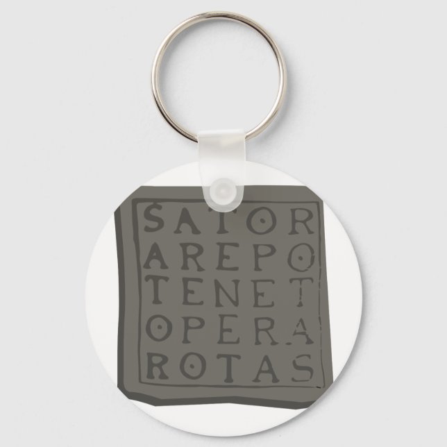Sator Square Keychain (Front)