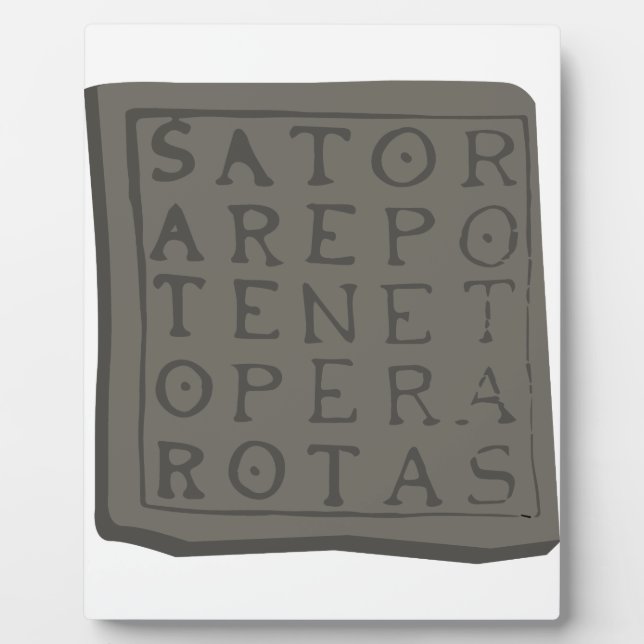 Sator Square Plaque (Front)