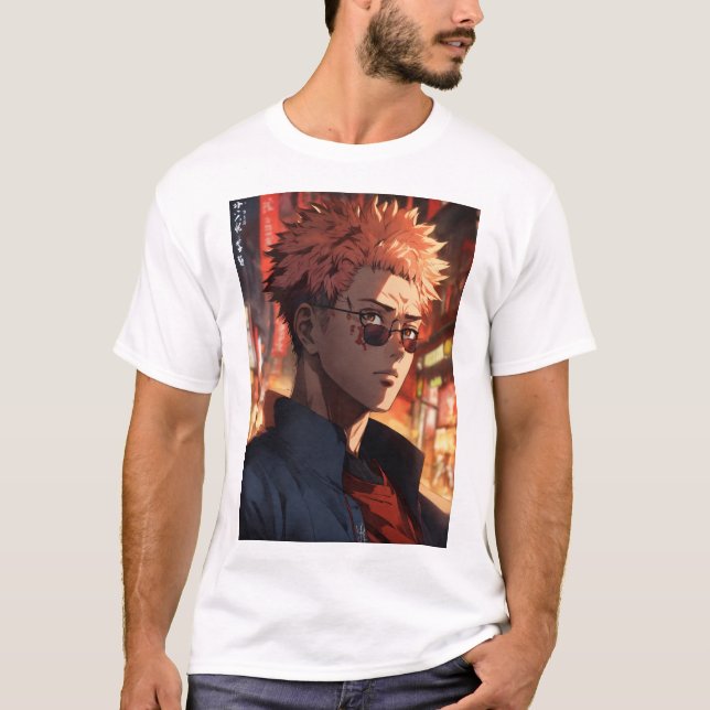 "Satoru's Supremacy" "gojo vibes only" T-Shirt (Front)