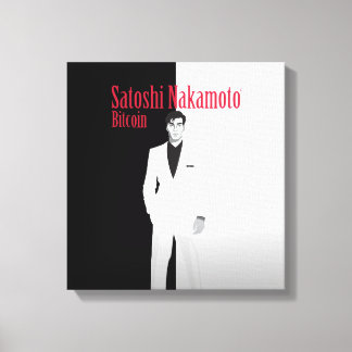 Satoshi Nakamoto Canvas Print