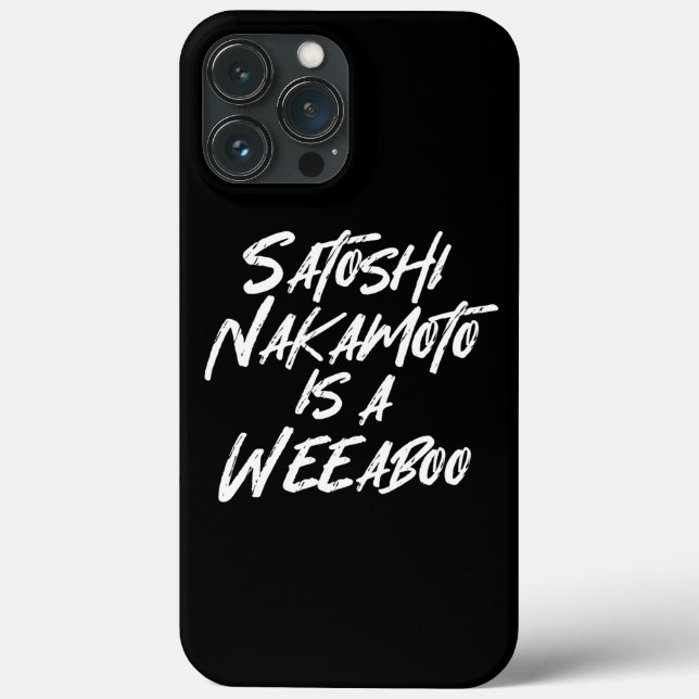 SATOSHI NAKAMOTO EST UN Coque WEEBOO-Mate iPhone C (Verso)