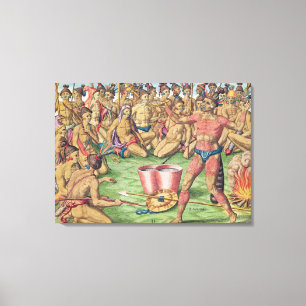 Satoutiona Prepares for Battle Canvas Print