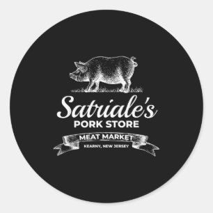 Satriale’s Rk Store Kearny New Jersey  Classic Round Sticker