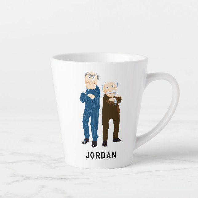 Sattler And Waldorf Arms Crossed 2 Latte Mug (Right)