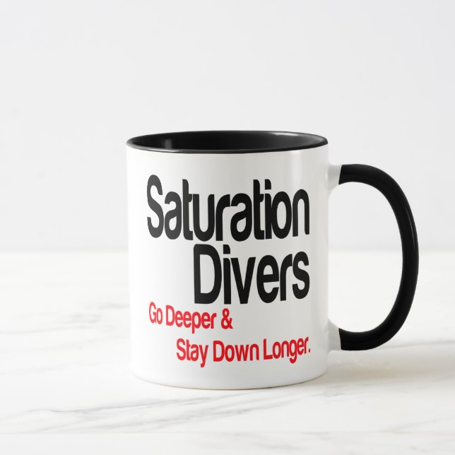 Saturation Divers Go Deeper Mug (Right)