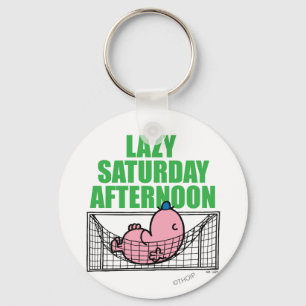Saturday Afternoon With Mr. Lazy Keychain