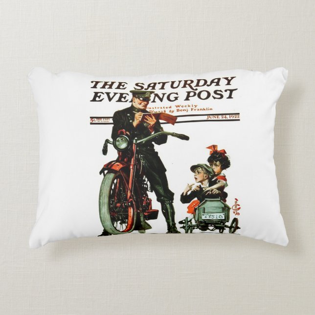 Saturday Evening Post  Accent Pillow (Front)