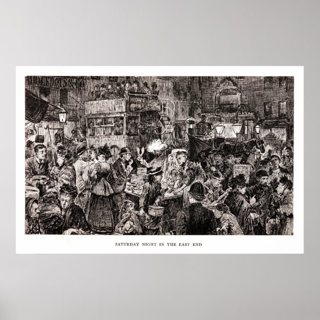 Saturday Night In The East End Poster (Front)
