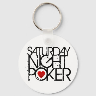 Saturday Night Poker Keychain