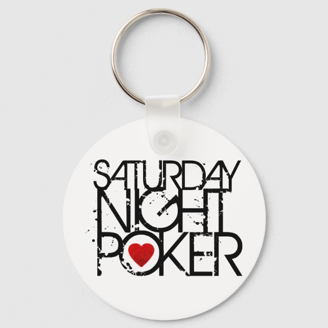 Saturday Night Poker Keychain (Front)