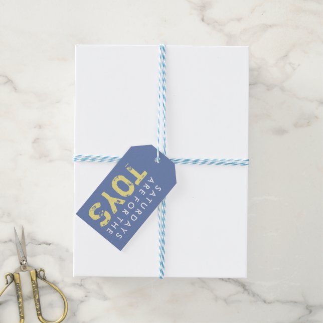 Saturdays Are For The Toys Gift Tag (With Twine)