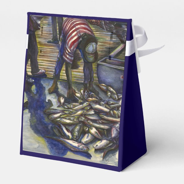 Saturday's Blessings, Harbor Island Favor Box (Back Side)