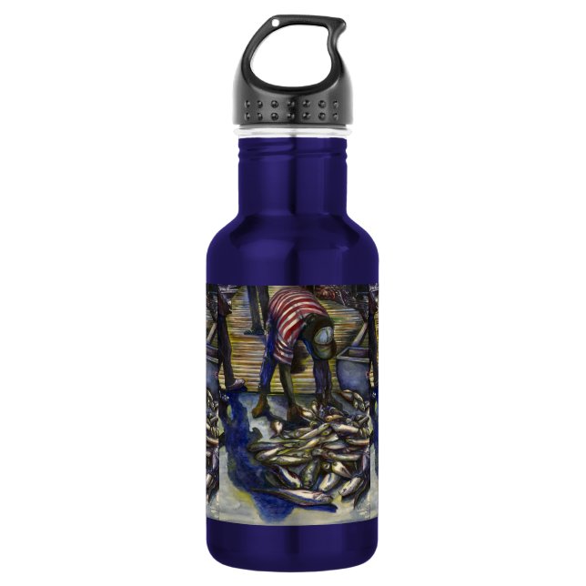 Saturday's Blessings, Harbour Island, Bahamas 532 Ml Water Bottle (Front)