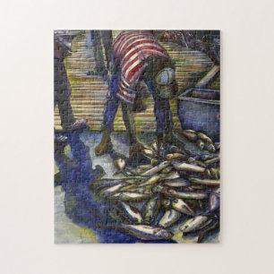 Saturday's Blessings, Harbour Island, Bahamas Jigsaw Puzzle