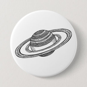 Saturn 3 Inch Round Button