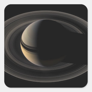 Saturn 3 square sticker