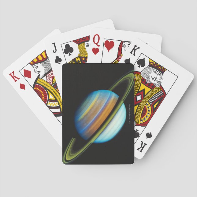 Saturn 4 playing cards (Back)