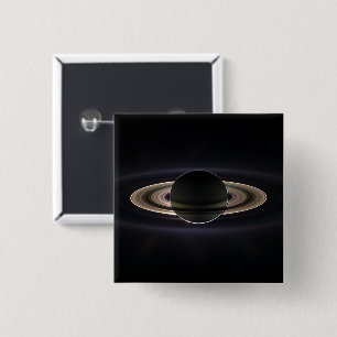 Saturn Aglow Pinback Button