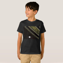 Saturn and Tethys, kids' tagless t-shirt