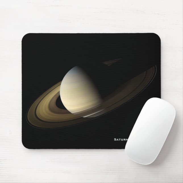 Saturn at Spring Equinox, Cassini-Huygens Mouse Pad (With Mouse)