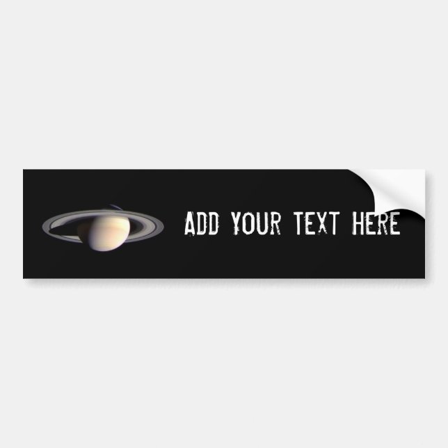Saturn Bumper Sticker (Front)