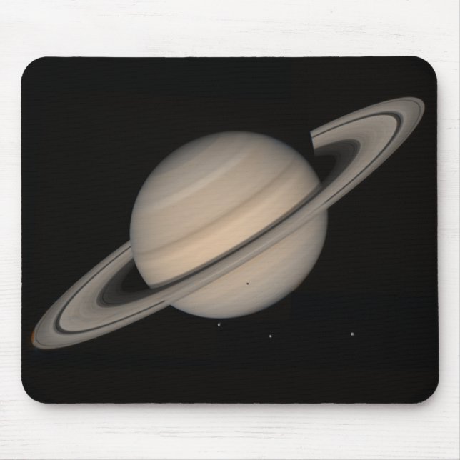 Saturn by Voyager 2 Mouse Pad (Front)