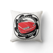 Saturn Car Club 16 inch Square Pillow