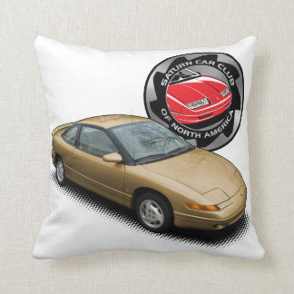 Saturn Car Club and '91 Coupe 16 inch Pillow