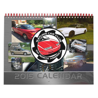 Saturn Car Club Calendrier personnalisé imprimé