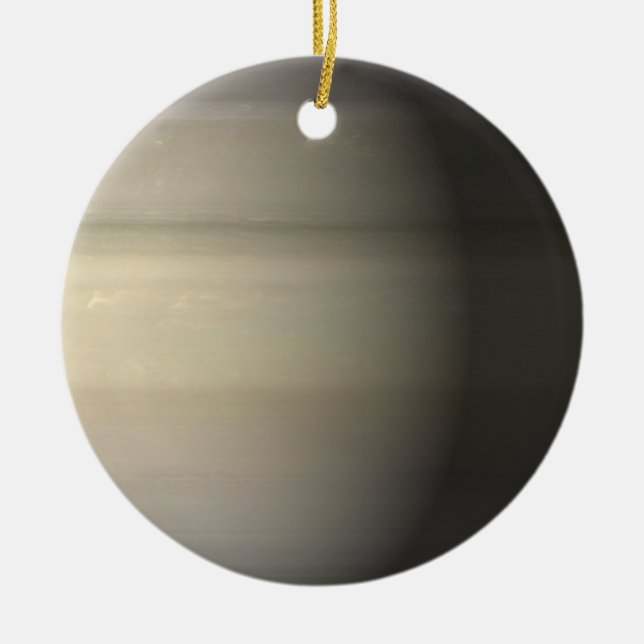 Saturn Ceramic Ornament (Front)