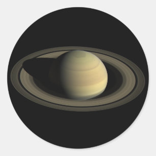 Saturn Classic Round Sticker
