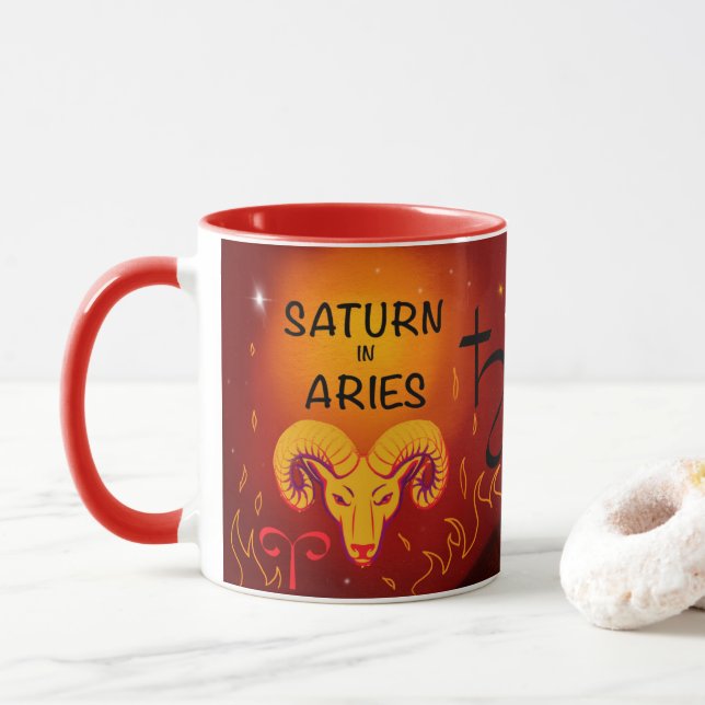 Saturn dans la tasse de Bélier (Avec donut)