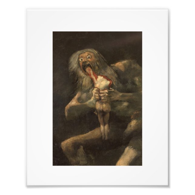 Saturn Devouring His Fancisco Son of Goya Photo Print (Front)