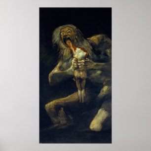 Saturn Devouring His Son by Francisco de Goya Poster