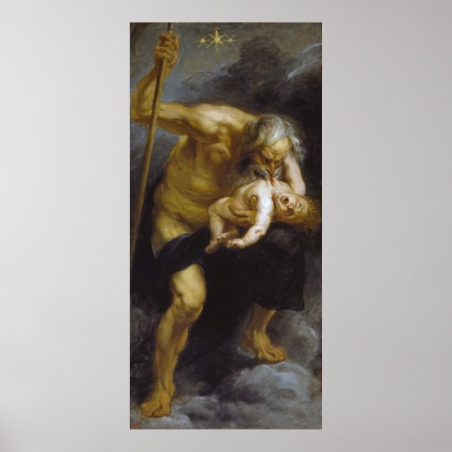 Saturn Devours One of His Sons by Peter P Ruebens Poster (Front)
