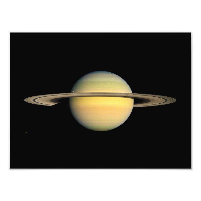 Saturn during Equinox Photo Print (Front)