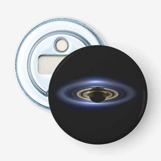 Saturn Eclipsed the Sun from Cassini Orbiter   Bottle Opener (Front)