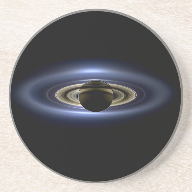 Saturn Eclipsed the Sun from Cassini Orbiter   Coaster (Front)