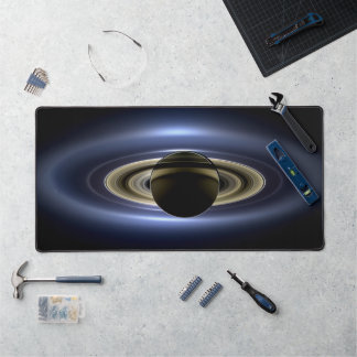 Saturn Eclipsed the Sun from Cassini Orbiter   Desk Mat