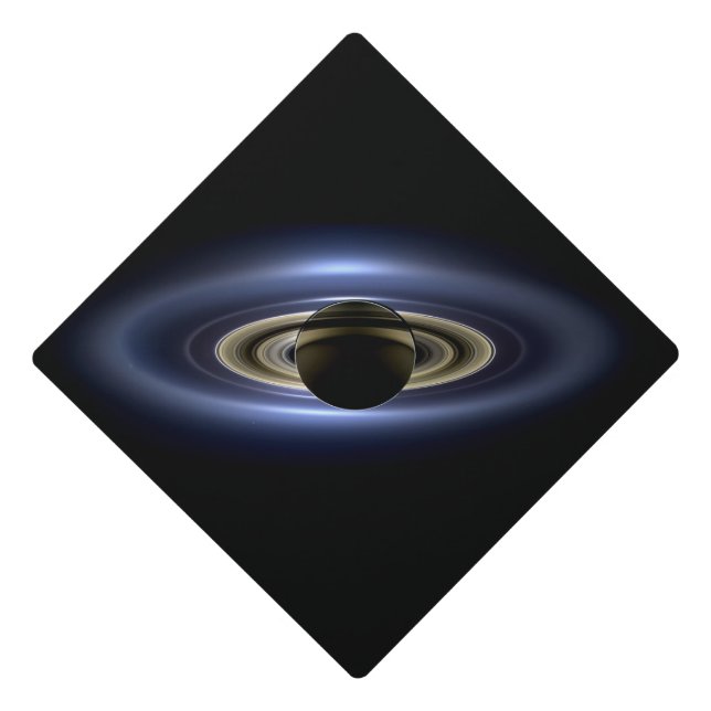 Saturn Eclipsed the Sun from Cassini Orbiter   Graduation Cap Topper (Front)