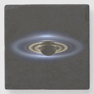 Saturn Eclipsed the Sun from Cassini Orbiter Stone Coaster