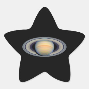 Saturn (Hubble Telescope) Star Sticker